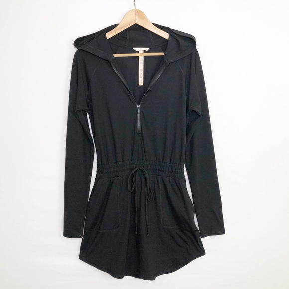Talulah Black small hooded skort hooded romper - Picture 8 of 12